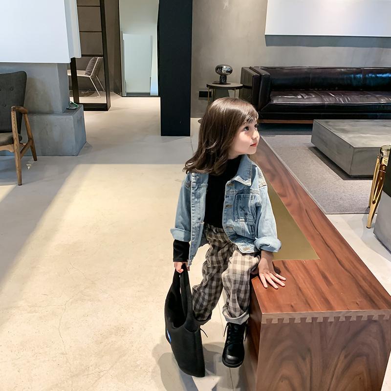 Áo Khoác Jean Phong Cách Phương Tây Thời Trang Mùa Xuân Mới Cho Bé Gái 2021