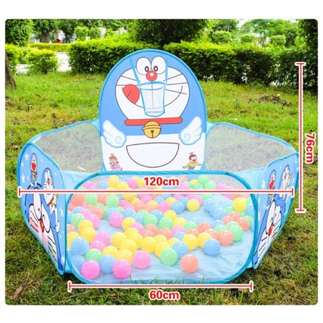 Lều bóng doremon kèm 100 bóng