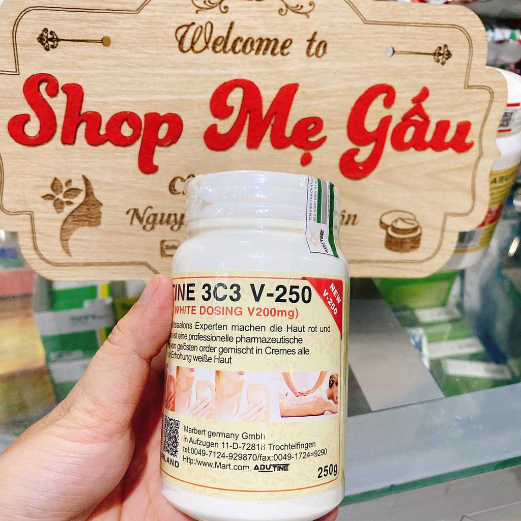 Kích trắng abutin 3c3 đủ mẫu