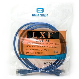 Cáp Mạng 2 Đầu Bấm Sẵn LXF Tốc Độ CAT 5E