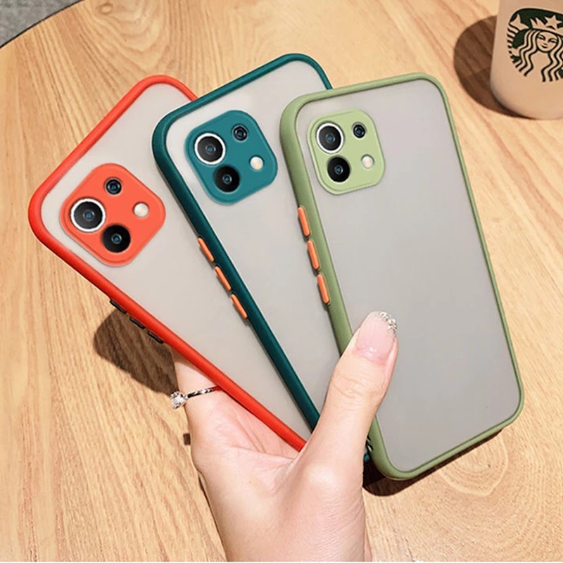 Ốp Điện Thoại Silicon Mặt Nhám Chống Sốc Bảo Vệ Camera Cho Xiaomi Mi 11T 11 10s 10T Note 10 Lite 5G NE | BigBuy360 - bigbuy360.vn