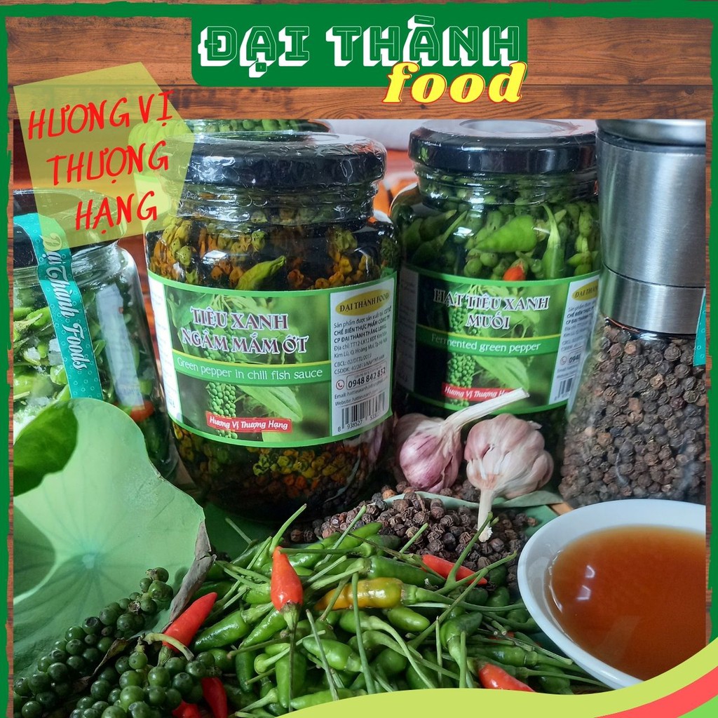 Ớt Xiêm xanh xóc muối - Cơ sở rất Uy Tín tại Hà Nội/ Đại Thành Foods