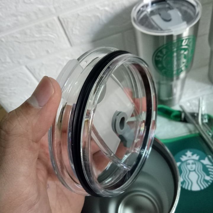 LY giữ nhiệt STARBUCK 900ml (Tặng kèm bộ ống hút inox kèm đồ rửa-Túi xách)