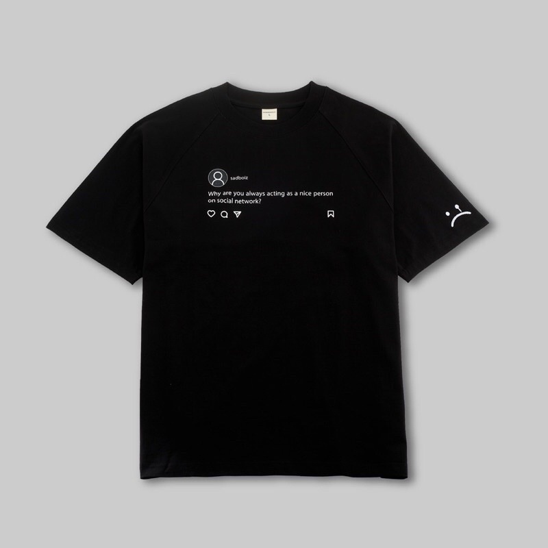 Áo phông Sadboiz Sadtagram Nam Nữ Form Rộng Unisex Chất Đẹp - Áo Thun Satboy Hai Màu, satboy, sadboi, sadboy, saidboiz | BigBuy360 - bigbuy360.vn