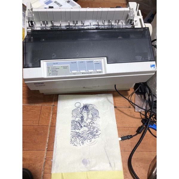 Máy Scan Hình Xăm  Từ Máy Tính Epson LQ300+II