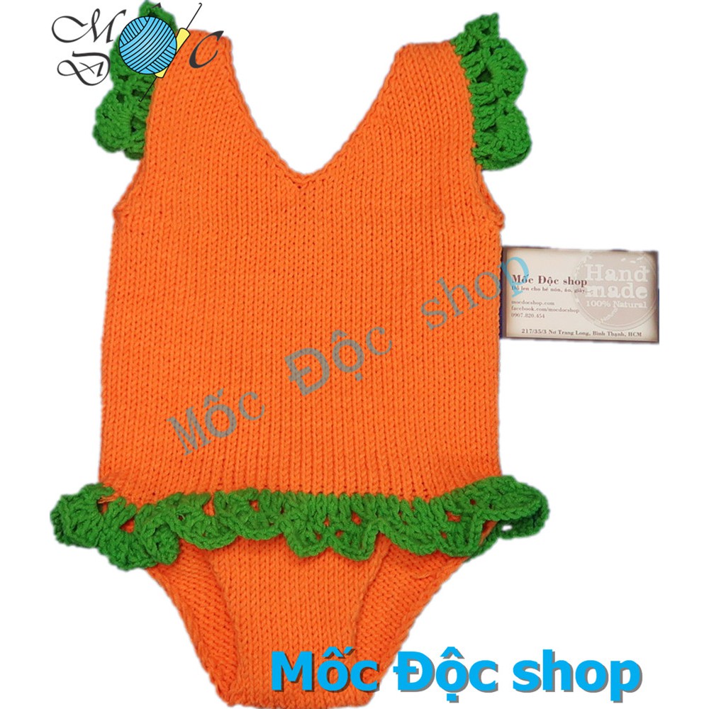 Body len handmade cho bé gái 4-18 kg