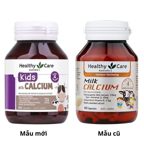 canxi Healthy Care Milk Calcium, Úc (60v) cho bé biếng ăn, còi xương chậm mọc răng từ 4 tháng tuổi- trend girls online