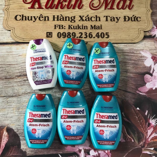 Kem đánh răng Theramed 🇩🇪 Xách tay Đức 🇩🇪