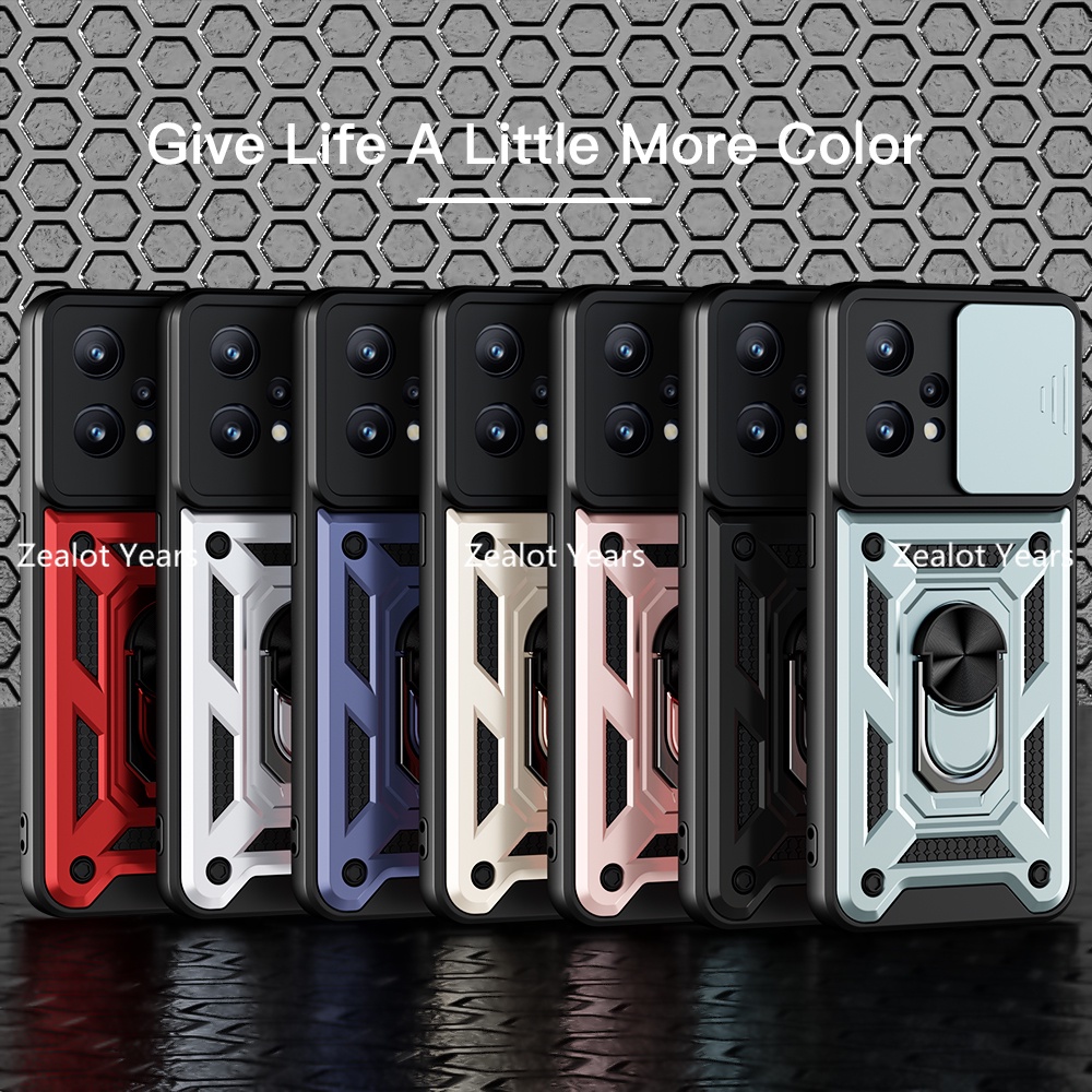 Ốp Điện Thoại Chống Sốc Có Thanh Trượt Bảo Vệ Camera Cho OPPO Reno 8Z 7Z Pro 5G Reno 8 7 Z Reno7Pro Reno8Z Reno7Z