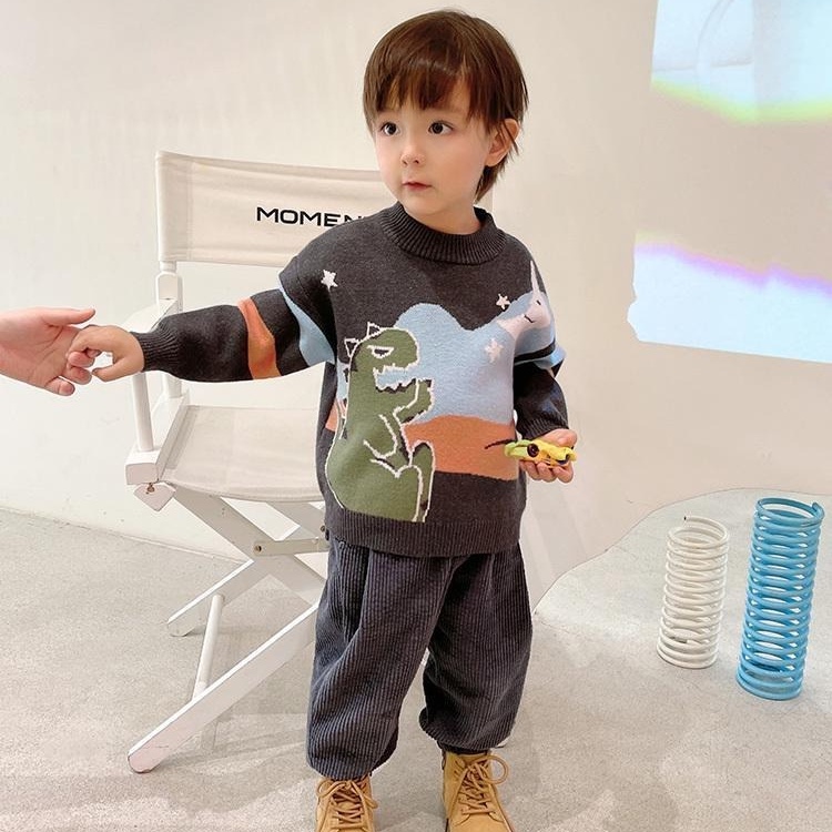 MNGRL Quần Jogger Vải Nhung Nhiều Màu Tùy Chọn Hàn Quốc Cho Bé Trai