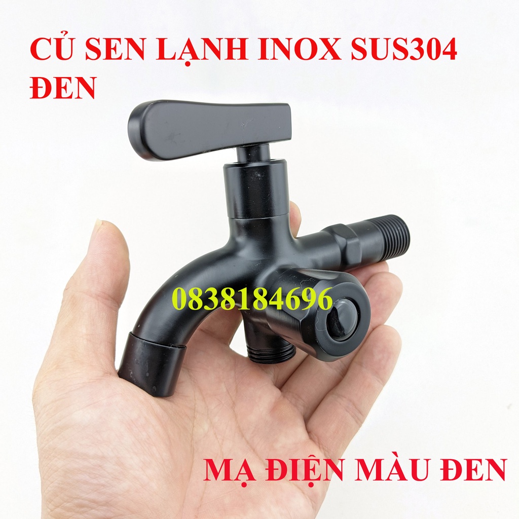 CỦ SEN TẮM LẠNH INOX 304, Củ vòi sen lạnh inox 304 BR04