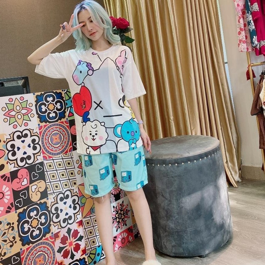 Áo tay lỡ form rộng nam nữ | BigBuy360 - bigbuy360.vn