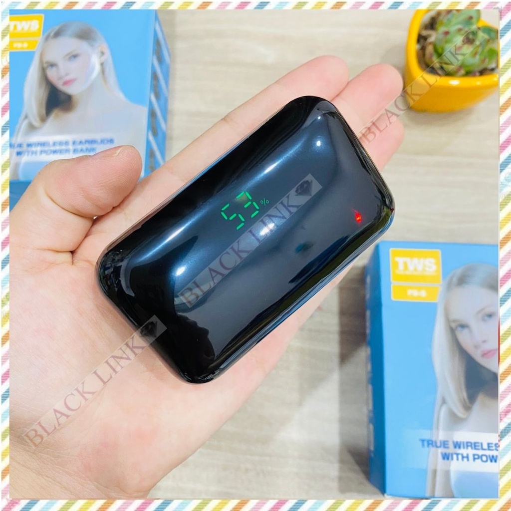 Tai Nghe Bluetooth F9 Pro TWS 5.0 Không Dây - Cảm Ứng Chống Nước IPX5 Nhét Tai Chống Ồn Tích Hợp Sạc Dự Phòng 2500mAh