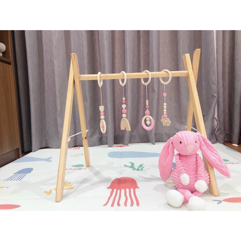 Kệ Chữ A Cho Bé Emma Kids, Đồ Chơi Vận Động Cho Bé Sơ Sinh Babibu - KCAE