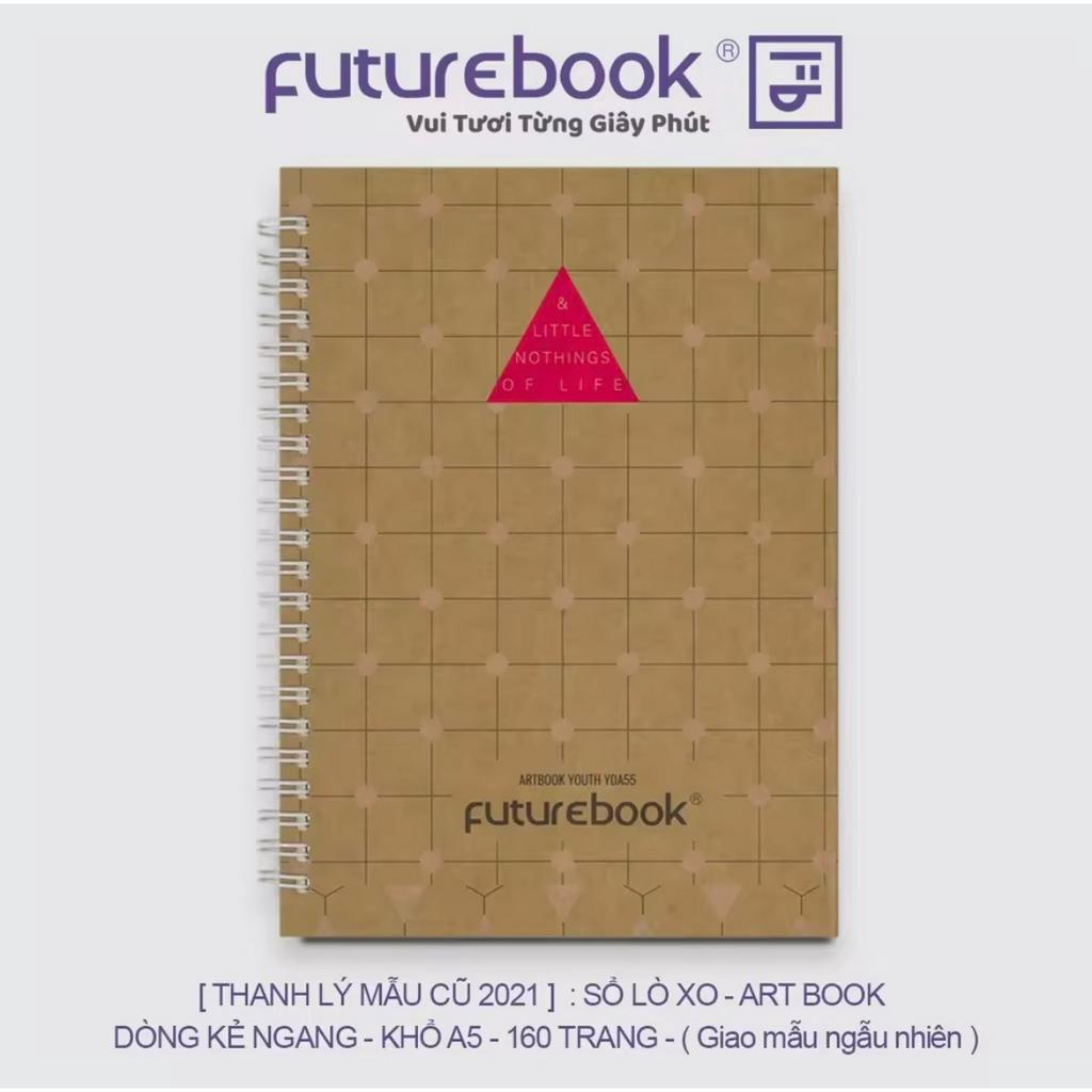 Sổ Lò Xo Art Book A5- Kẻ Ngang- 160 Trang. MSP: A5LX7. VPP FUTUREBOOK. Giao mẫu ngẫu nhiên.