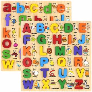 Funny Enlightenment Dimensional Puzzle Creative Alphabet Puzzle Toy Wooden Puzzle