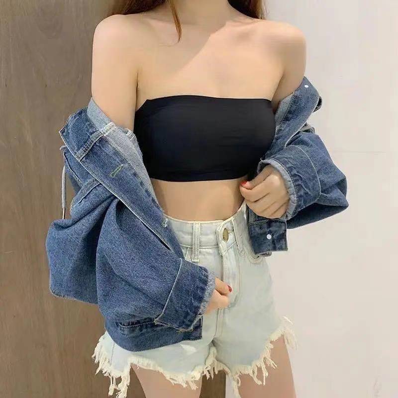 Áo Ống Su. Áo Bra Ống su thông hơi xinh xắn