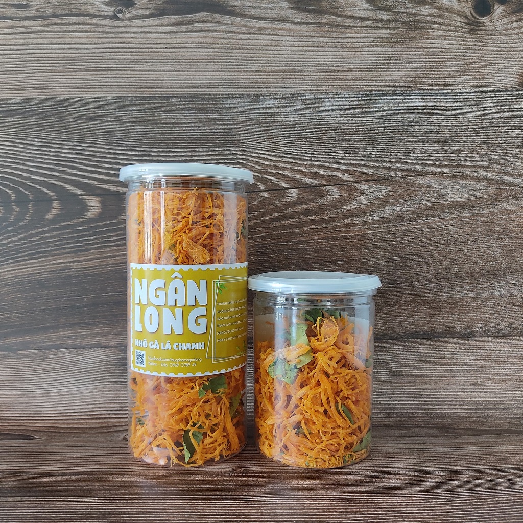 Khô Gà lá chanh Ngân Long - Thơm ngon Dinh dưỡng - Hủ PET 100g | 250g | BigBuy360 - bigbuy360.vn