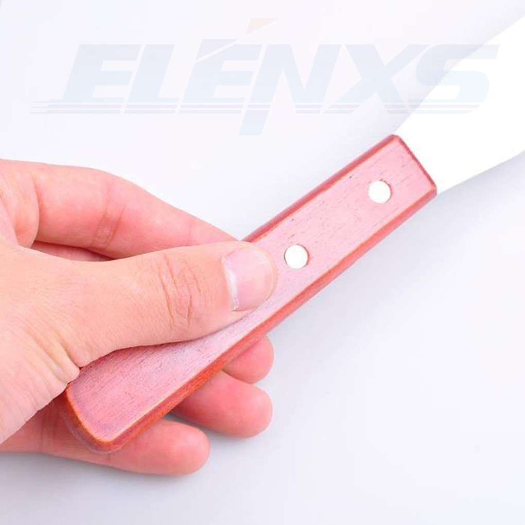 Xẻng Chà Láng Bánh Kem Cán Gỗ Dài 8 Inch