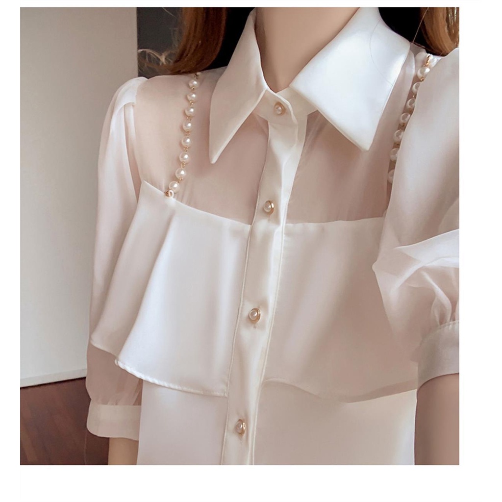 Áo Sơ Mi chiffon Ngắn Tay Thời Trang Mùa Hè Hàn Quốc Dành Cho Nữ