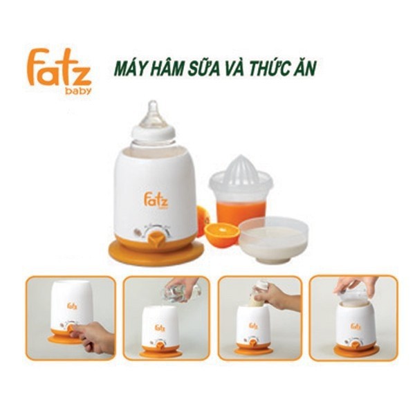 Máy Hâm Sữa Và Thức Ăn Siêu Tốc 4 Chức Năng Fatzbaby