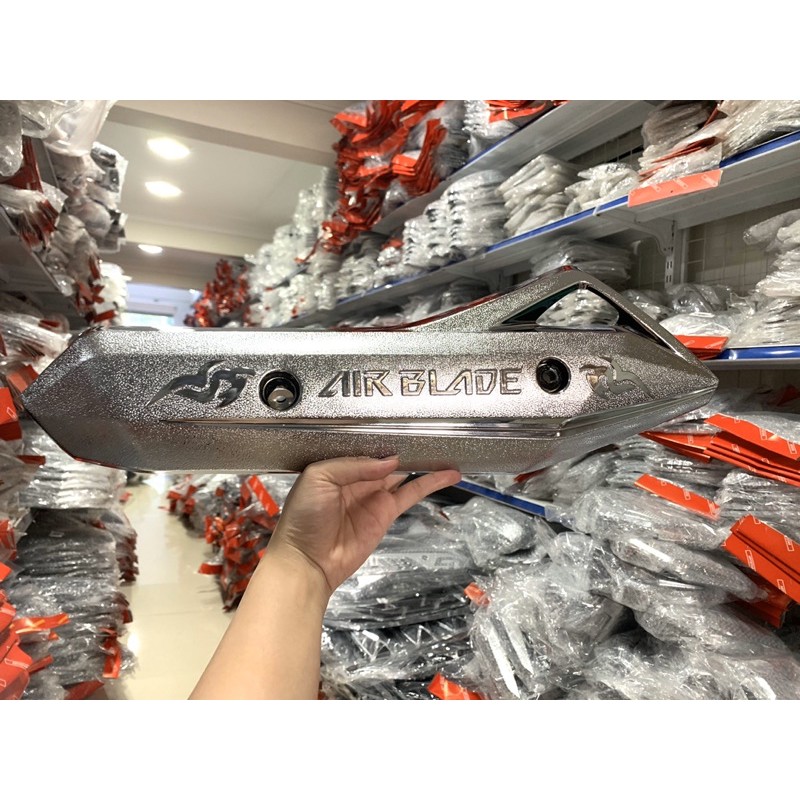 Full bộ ốp bảo vệ mạ xi crom trắng dành cho e Air Blade 13-15 (AB 13-15)