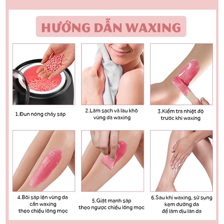 COMBO WAXING CHUYÊN DỤNG MIX MỠ NGỌC LAN TÂY [MAY] CAO CẤP THƠM TỰ NHIÊN KHÔNG HÔI MỠ