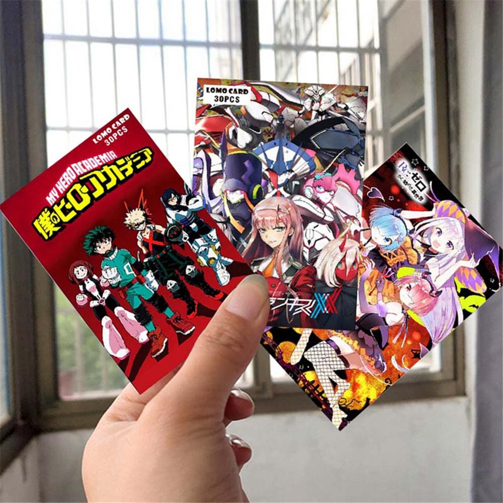 Bưu Thiếp Mini In Hình Nhân Vật Hoạt Hình Haikyuu Bộ Sưu Tập Thiệp Chúc Mừng Học Viện Anh Hùng