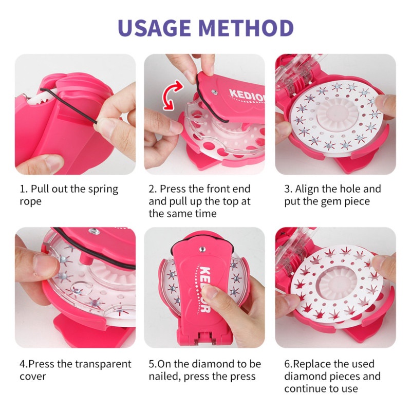 Bộ 180 Miếng Dán Đính Đá Đồ Chơi Trang Trí Tóc Cho Bé Gái DIY