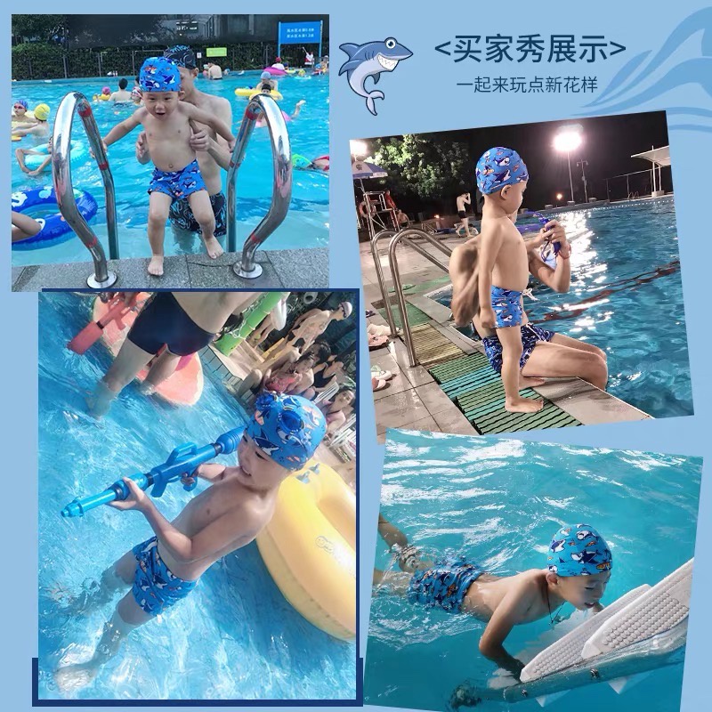 Quần Bơi Họa Tiết Hoạt Hình Co Giãn Dành Cho Bé Trai