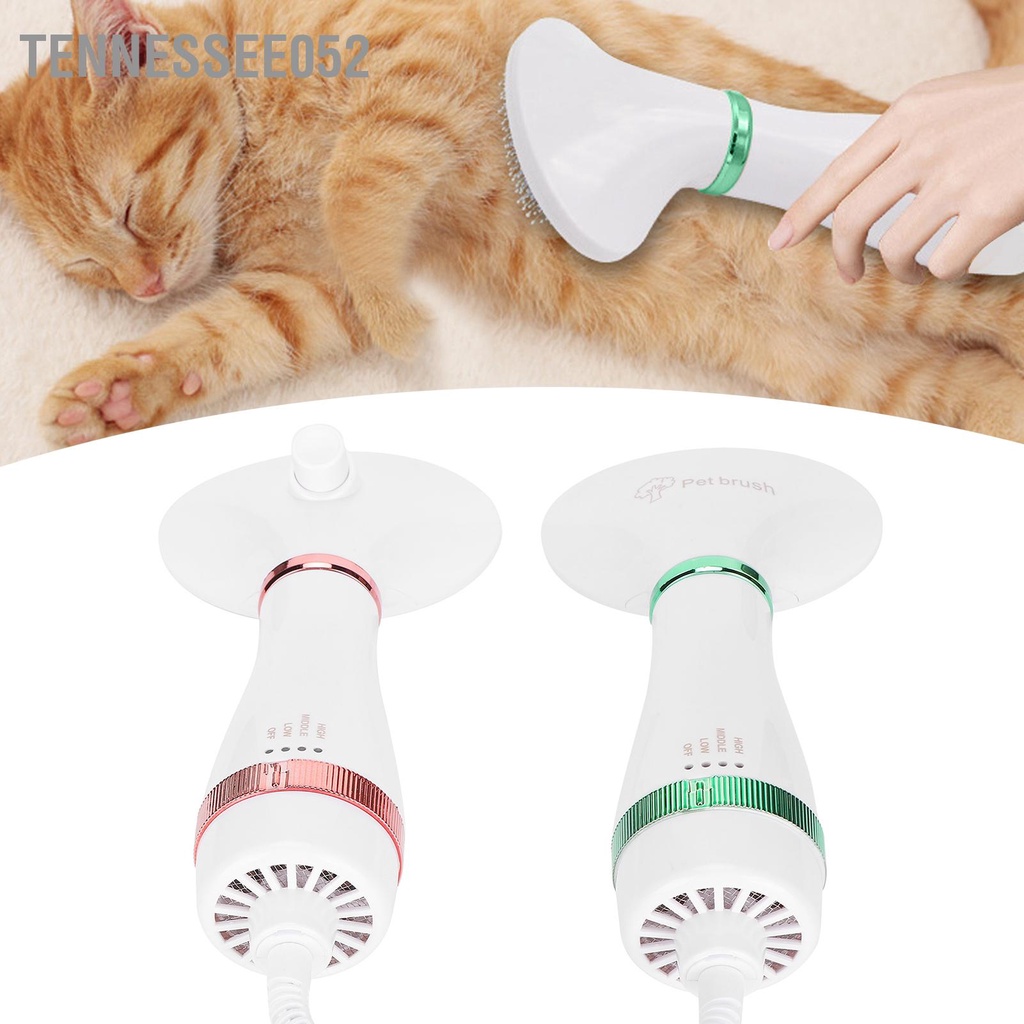 [Hàng Sẵn] Máy Sấy Kiêm Lược Chải Lông Chó Mèo Đa Năng 2 Trong 1【Tennessee052】