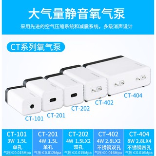 MÁY SỦI KHÍ OXY CHO BỂ CÁ SUNSUN CT-402