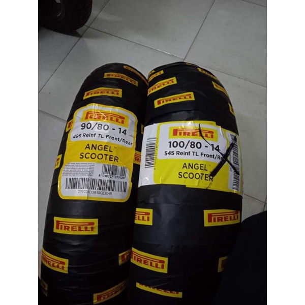 Vỏ pirelli angel scooter 90/80-14 và 100/80-14