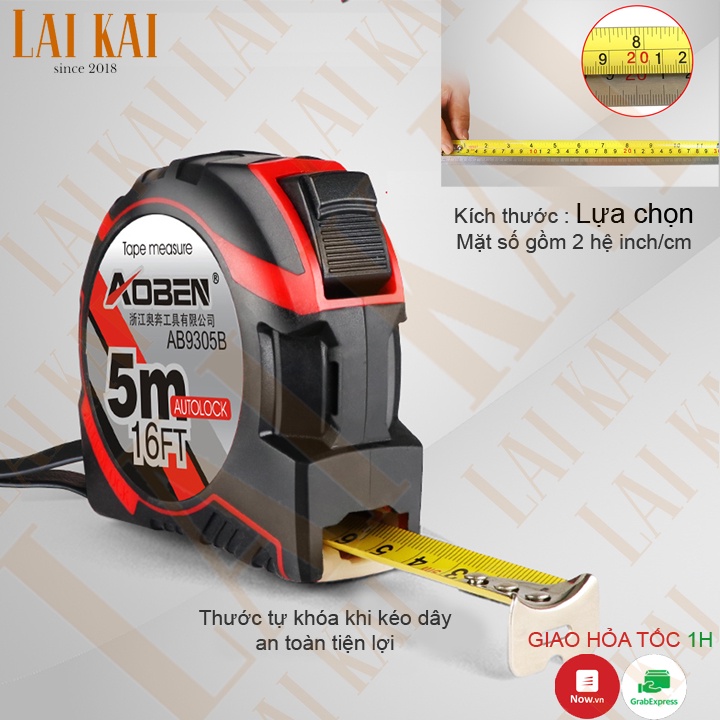 Thước kéo tự khóa