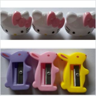 Gọt bút chì con thỏ - hello kitty