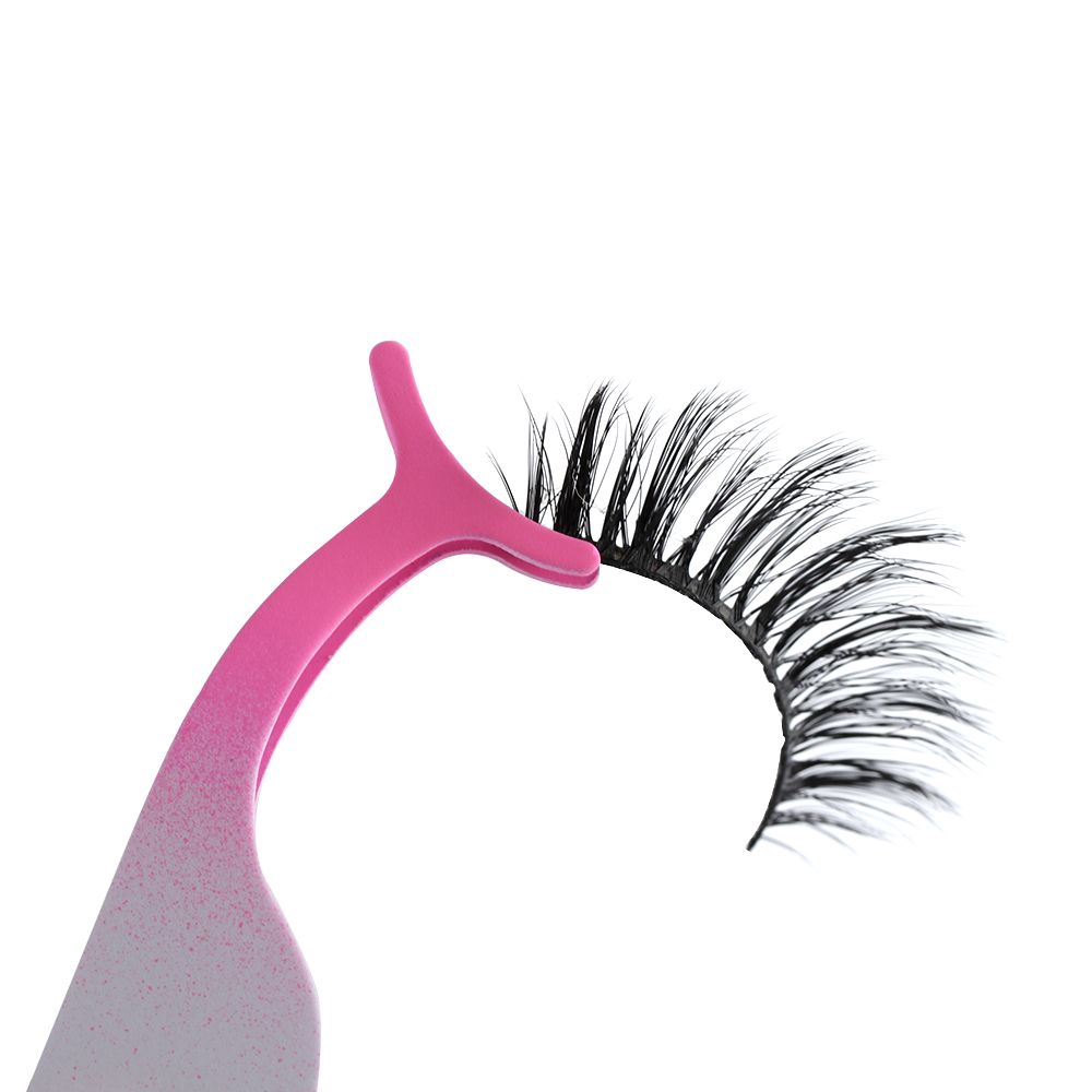 [Hàng mới về] Nhíp gắn lông mi giả làm từ thép không gỉ màu gradient đẹp mắt