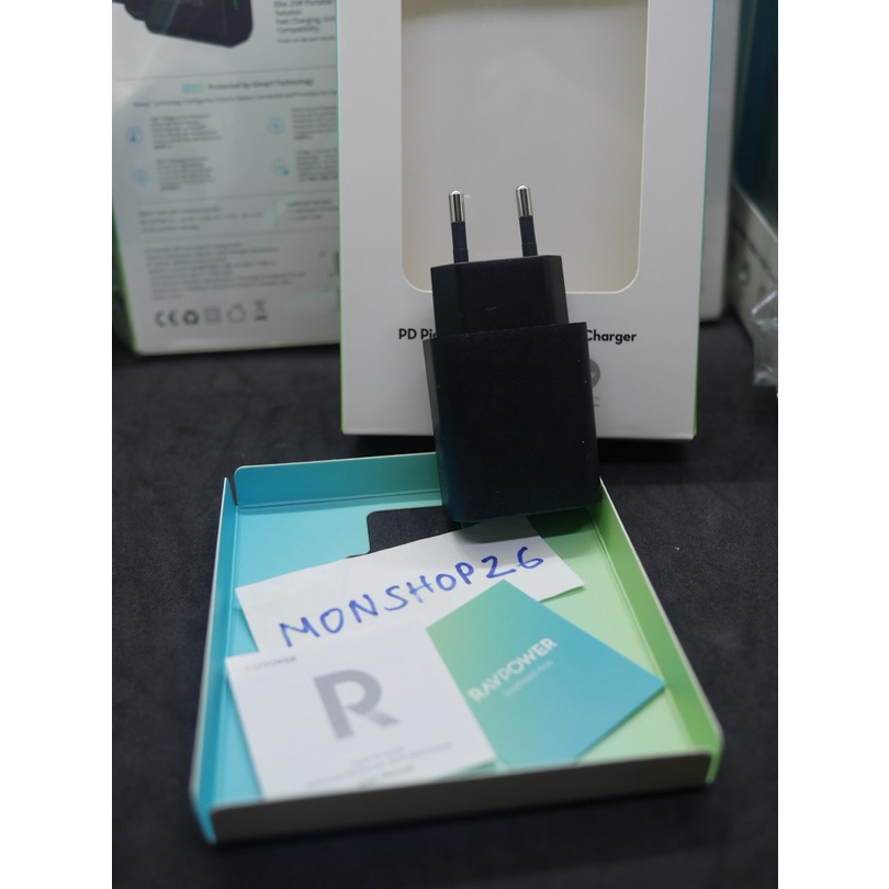 🔌 Củ sạc nhanh RAVPower RP-PC156 25W PD3.0 🔌