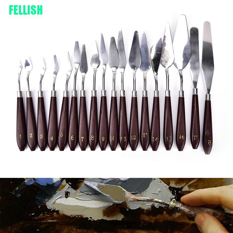 Dụng Cụ Trộn Màu Vẽ Bằng Thép Không Gỉ Tiện Dụng