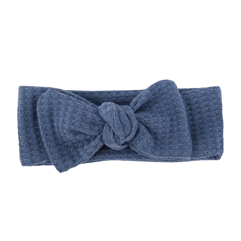 Băng Đô Mỏng Màu Trơn Đính Nơ Thời Trang Làm Phụ Kiện Chụp Ảnh Cho Bé Gái