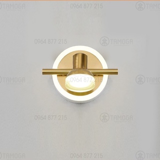 Đèn soi tranh, đèn chiếu tranh 1 quả mạ vàng ST 7412/1