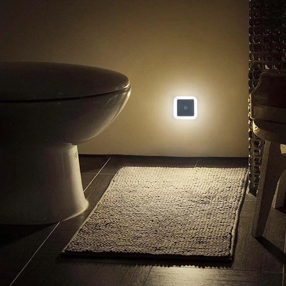 Đèn ngủ hình vuông cảm biến tự động