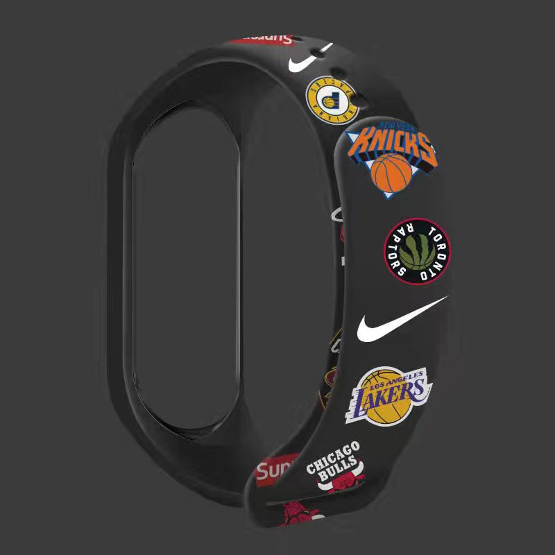 Dây đeo thay thế silicon màu trơn cho Xiaomi Mi Band 6 5 4 3