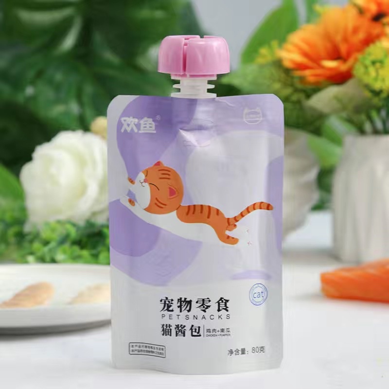 Súp Thưởng Nắp Vặn Tuyp 80gram 3 Vị Giúp Mèo Tăng Cân