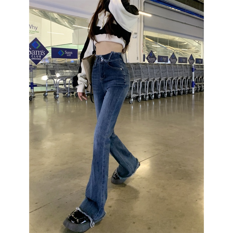 Quần Jean Nữ Ống Loe Thời Trang