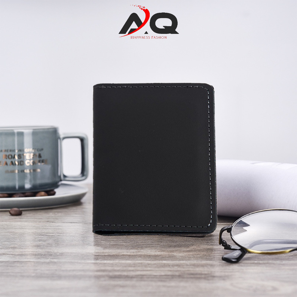 Ví Mini Nam Nữ Da Công Sở Để Thẻ ATM Card Visit Tiền Mặt | Bóp Da Đẹp- AQ STORE