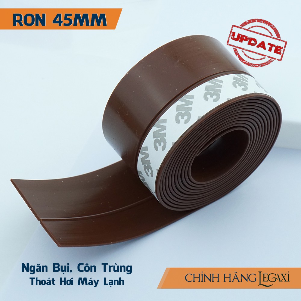 Combo 10 mét ron Loại Cải Tiến dán chân cửa rộng 45mm - Chống muỗi gián, côn trùng