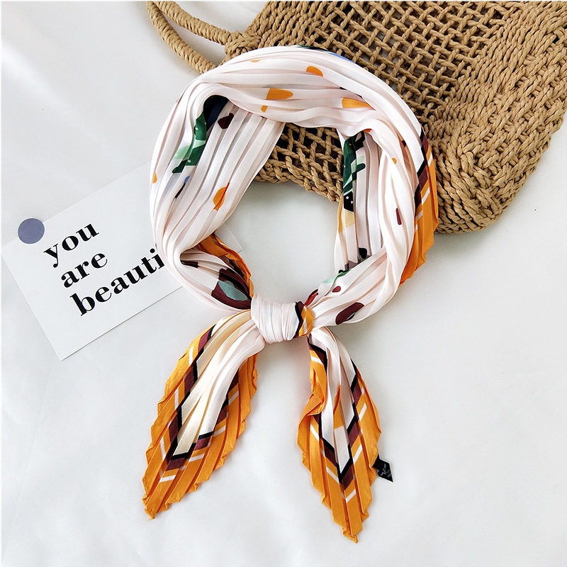 Khăn choàng cổ dáng dài 70x70cm thời trang dễ thương cho nữ