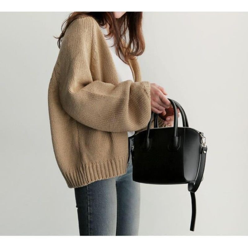 Khoác cardigan len đan | BigBuy360 - bigbuy360.vn