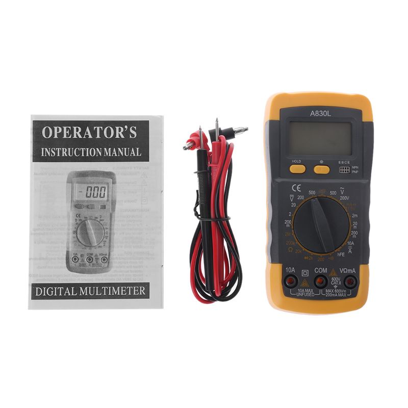 Đồng Hồ Vạn Năng Kỹ Thuật Số A830L AC Chuyên Dụng Cho Đo Điện Trở