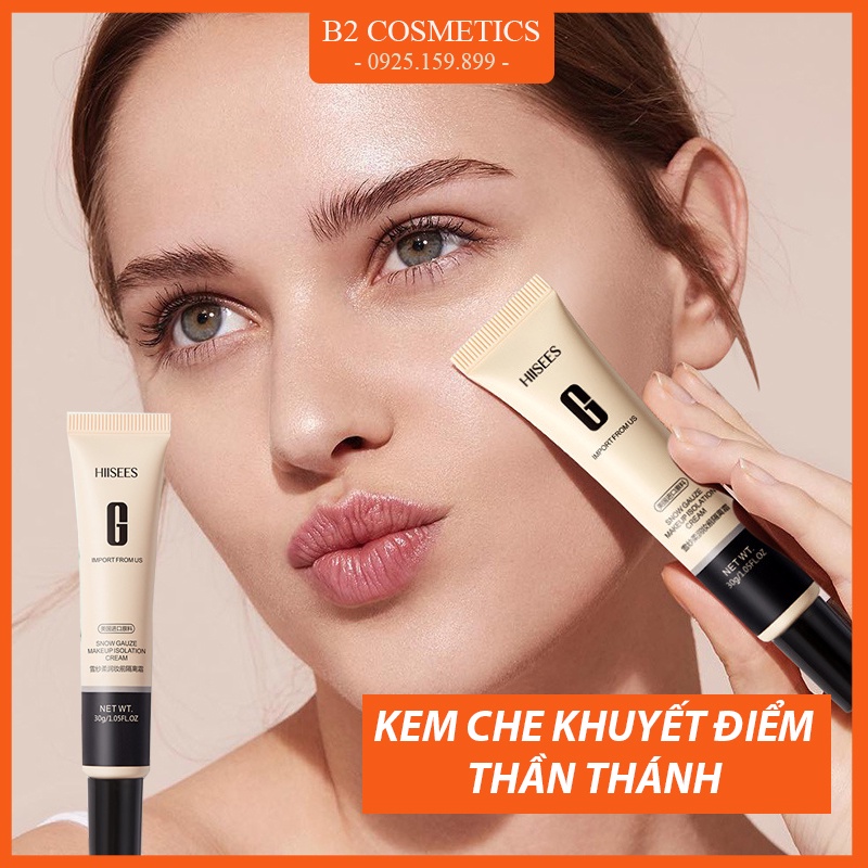 Kem che khuyết điểm HIISEES thần thánh đều màu da nội địa Trung cao cấp 30g